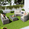 8-pieces Wicker Sofa Set