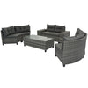 8-pieces Wicker Sofa Set