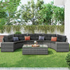 8-pieces Wicker Sofa Set