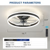 Lights Dimmable LED Ceiling Fan