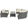 8-pieces Wicker Sofa Set