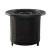 Firepit Table with Wicker Base