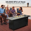 Outdoor Gas Propane Fire Pit Table