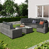 8-pieces Wicker Sofa Set