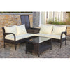 4 Piece  Sectional Wicker Rattan