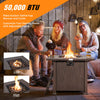 Square Fire Pit Coffee Table