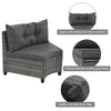 8-pieces Wicker Sofa Set