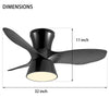 Flush Mount ceiling fan